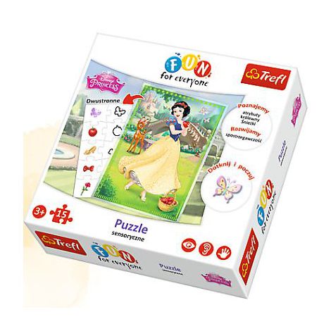 Puzzle Trefl sensoryczne 15el Fun for everyone Śnieżka